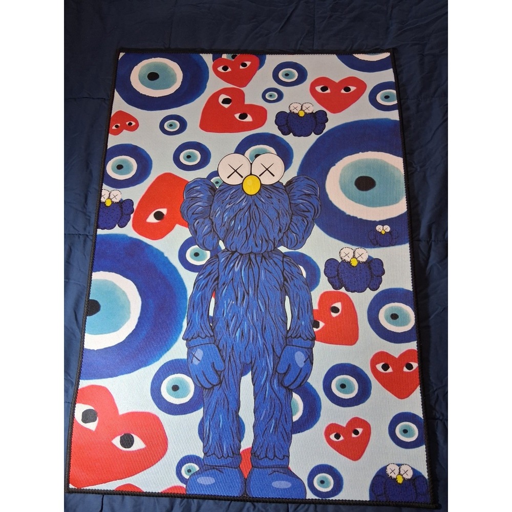 Kaws‎ X CDG Custom Rug-21.5"x31.5"